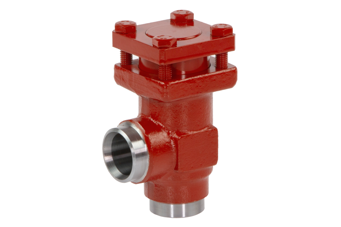 Фото Угловой обратный клапан Ридан CHV, тип присоединения — 150 D (6"), DN 150, PN 40, артикул 148C6150R